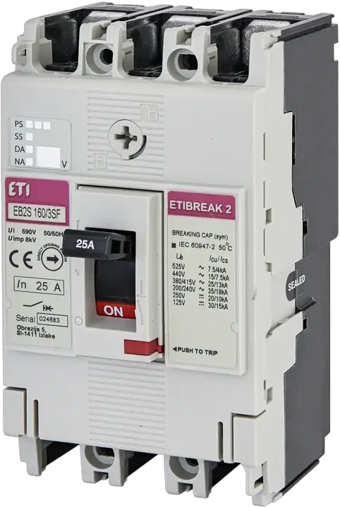 Obraz EB2S 160/3SF 25A 3p
