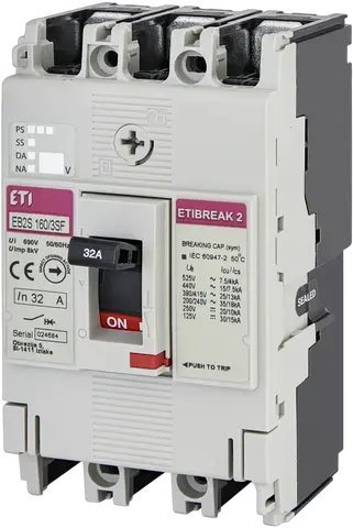 EB2S 160/3SF 32A 3p
