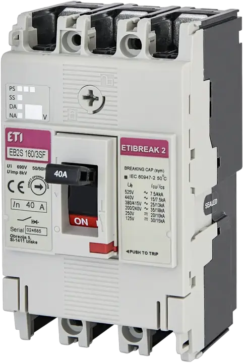 Obraz EB2S 160/3SF 40A 3p