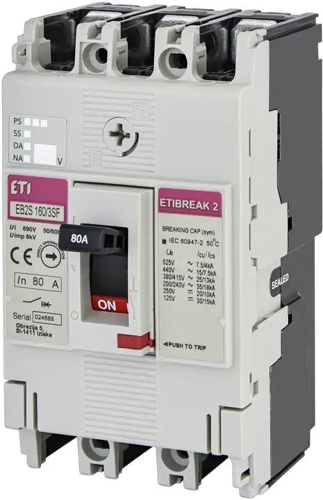 Obraz EB2S 160/3SF 80A 3p