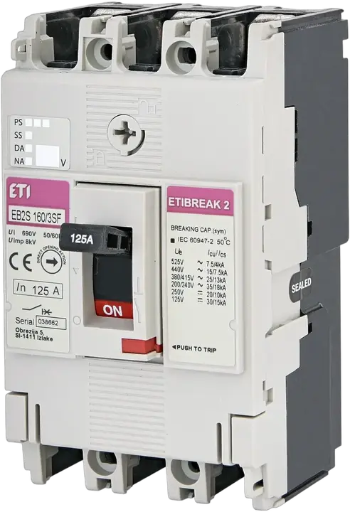 Obraz EB2S 160/3SF 125A 3p