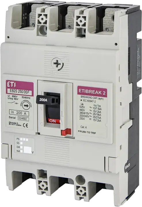 Obraz EB2S 250/3SF 200A 3p