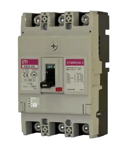 EB2S 250/4HF 250A 4p