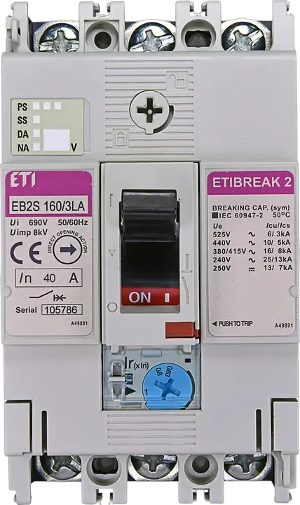 Obraz EB2S 160/3LA 40A 3p