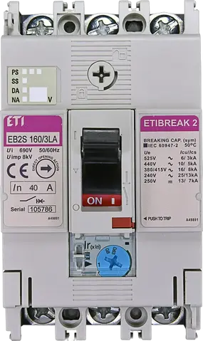 EB2S 160/3LA 40A 3p
