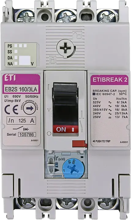 Obraz EB2S 160/3LA 125A 3p
