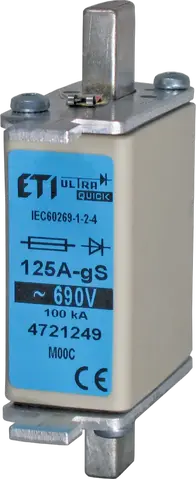 NH000 gS 100A/690V