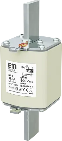 NH2 gBat 160A/800V DC