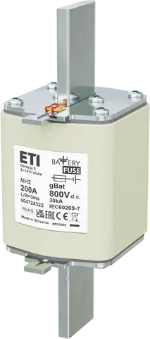NH2 gBat 200A/800V DC