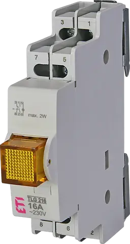 *TLG 216 2p 16A yellow
